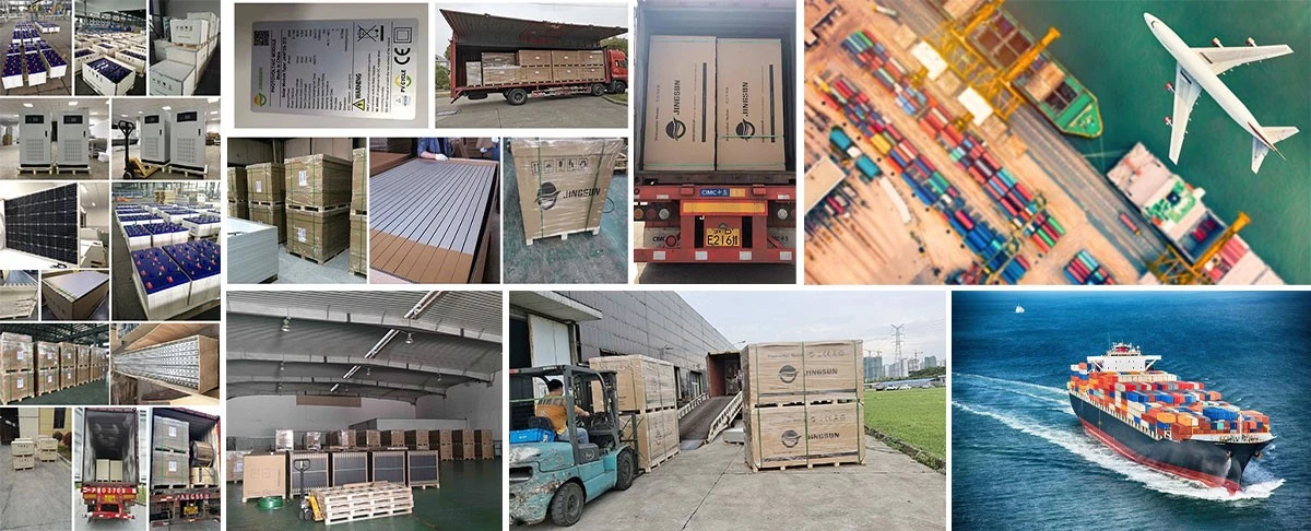 Packaging and transportation of Jingsun solar products Packaging and transportation of Jingsun solar products